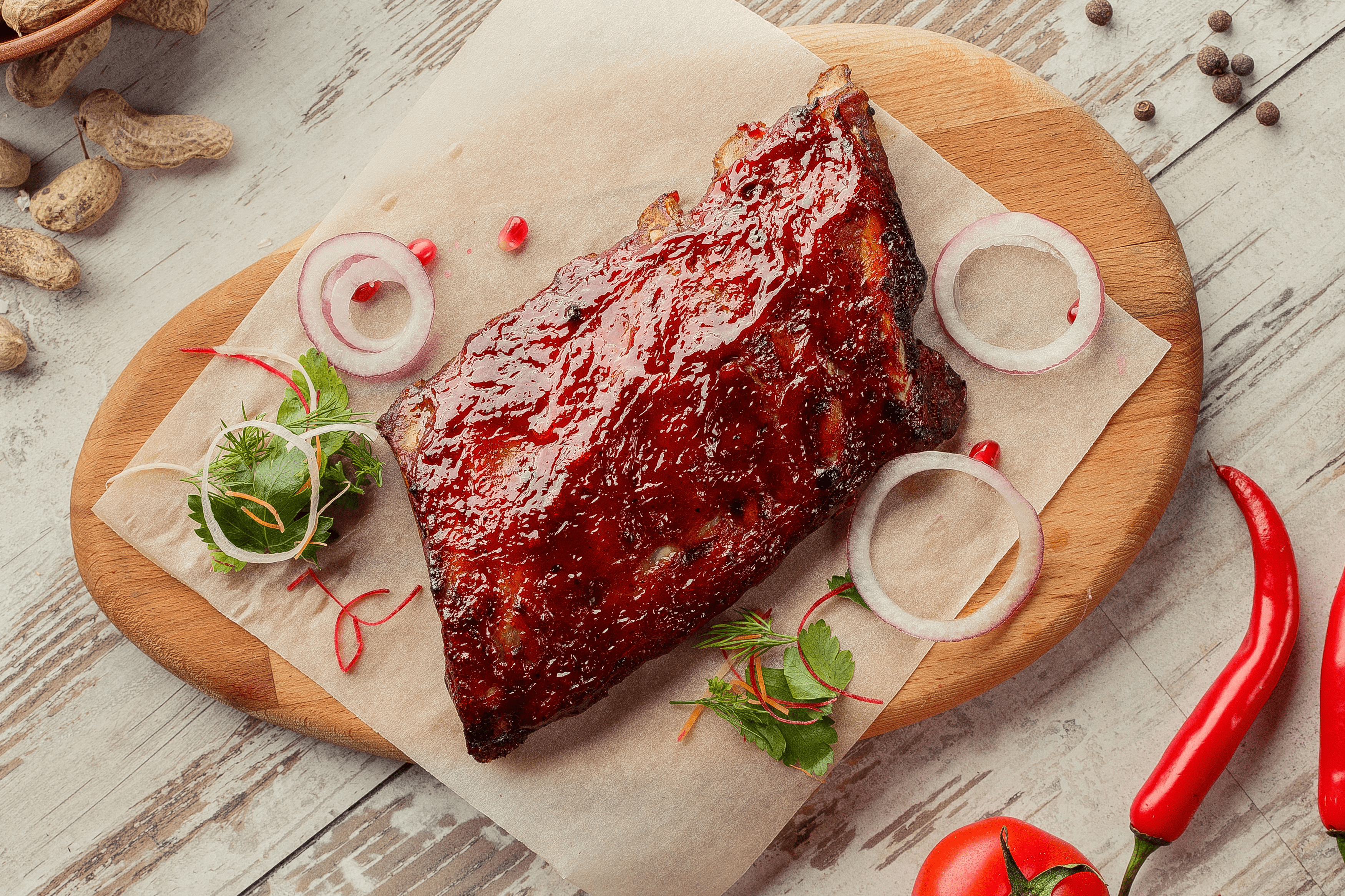 Grilled Korean BBQ Pork Ribs