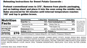 Sweet Potato Casserole - Marble Hills Ranch