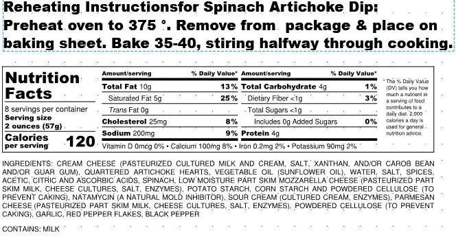 Spinach Artichoke Dip - Marble Hills Ranch